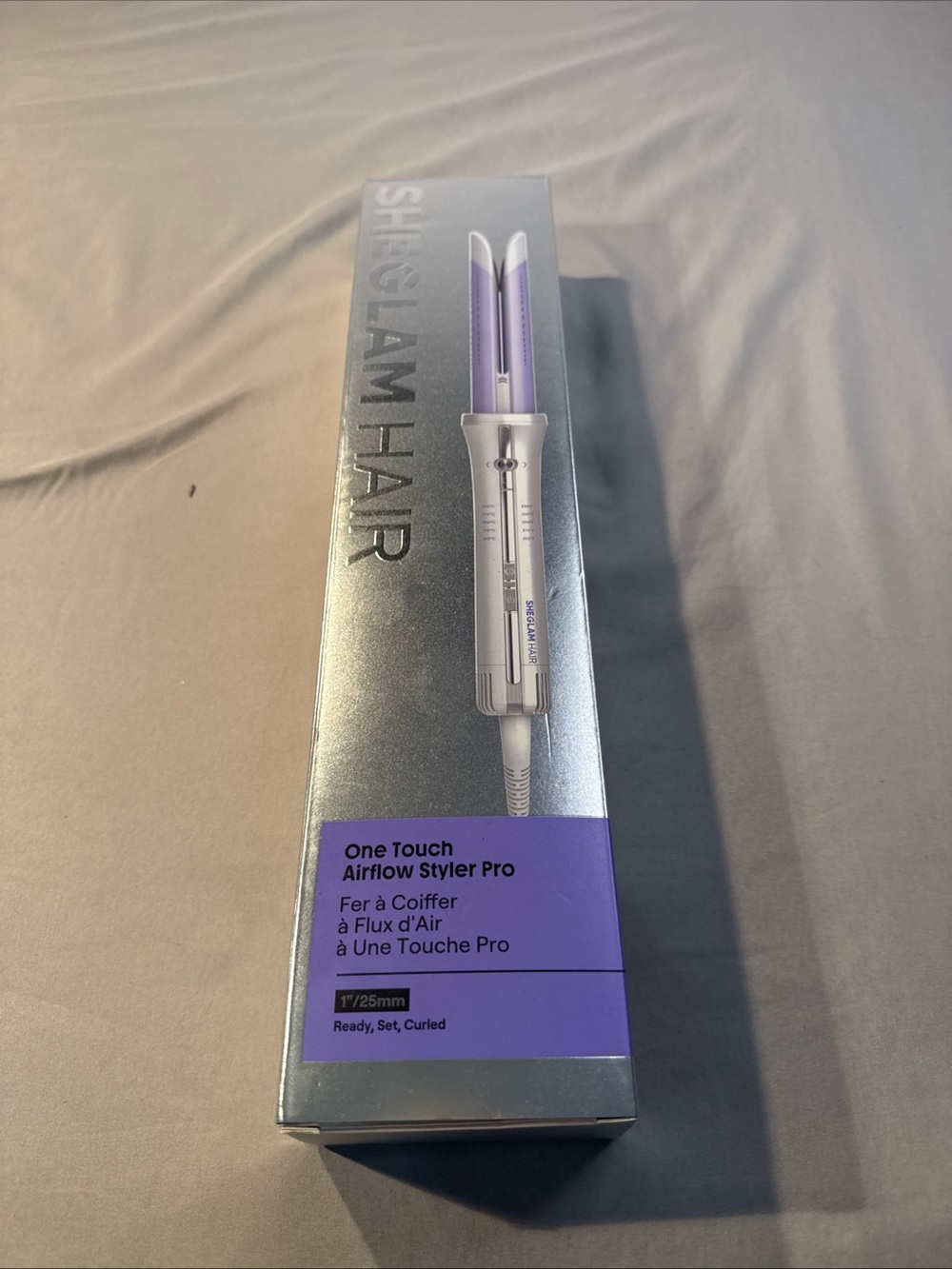 SHESGLAM Hair One Touch Airflow Styler Pro - Lavender & Silver
